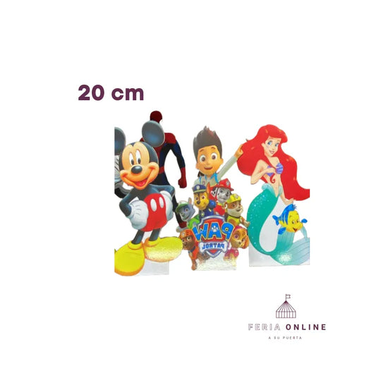 Impresiones En Icopor Con Muñecos Animados Para Fiestas