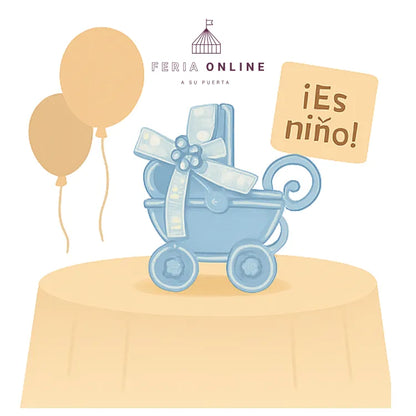 RECORDATORIO COCHE BABY SHOWER