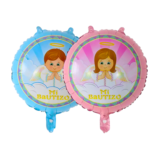 Globos de Aluminio Bautizo