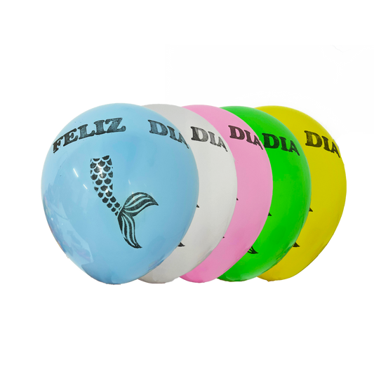 Globo Marcado R12 Cola de Sirena