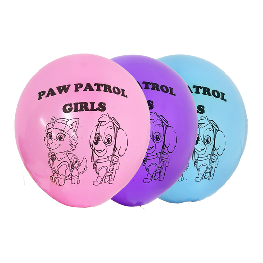 Globo Marcado R12 Paw Patrol Femenino