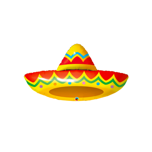 Globo Metalizado Sombrero Mexicano