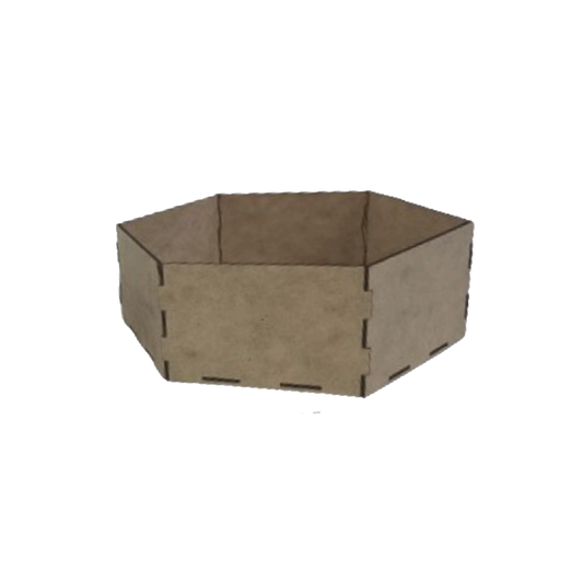 Caja de Madera Hexagonal