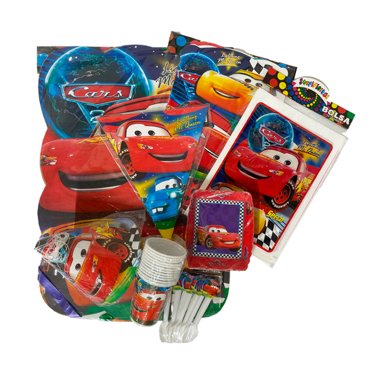 Kit Temática Feliz Cumpleaños Cars
