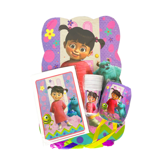 Kit Temática Feliz Cumpleaños Boo Monsters INC