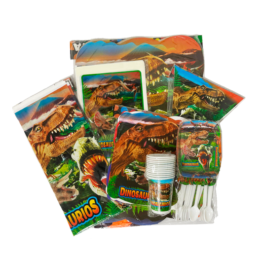 Kit Temática Feliz Cumpleaños Dinosaurios