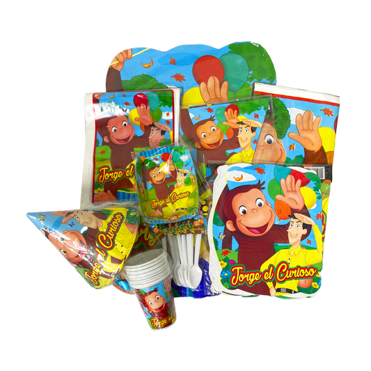 Kit Temática Feliz Cumpleaños Jorge el Curioso