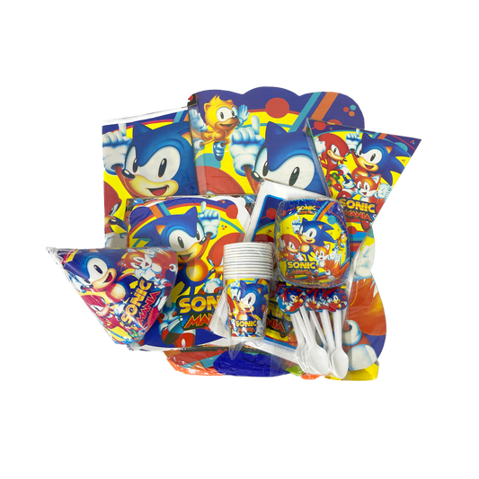 Kit Temática Feliz Cumpleaños Sonicmania