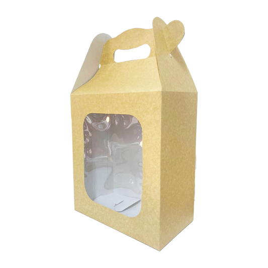 Empaque Lonchera con Acetato en Kraft Grande