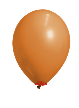 GLOBO PASTEL R12 NARANJA X50