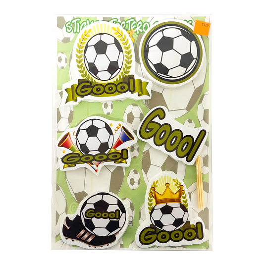 Sticker Tortero Balones y Goles