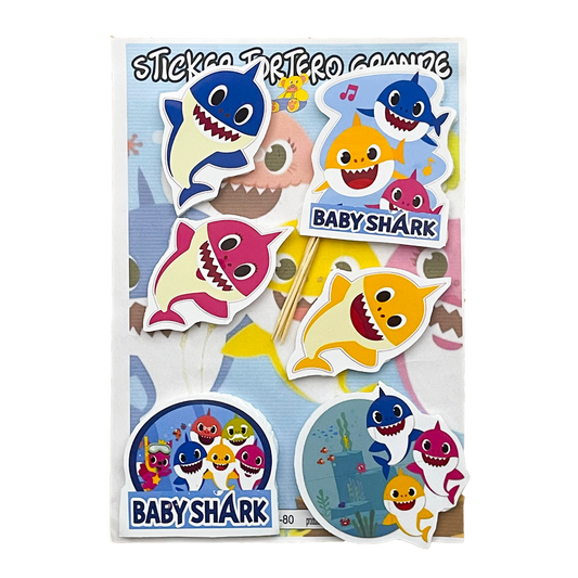 Sticker Tortero Baby Shark