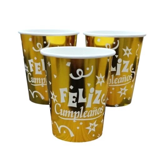 VASO PARA FIESTA F.C DORADO