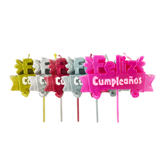 Vela Feliz Cumpleaños Alitas