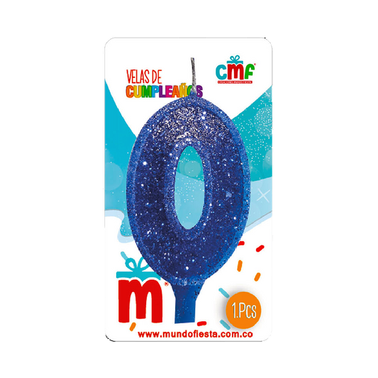 Vela Glitter Mágica Sencilla
