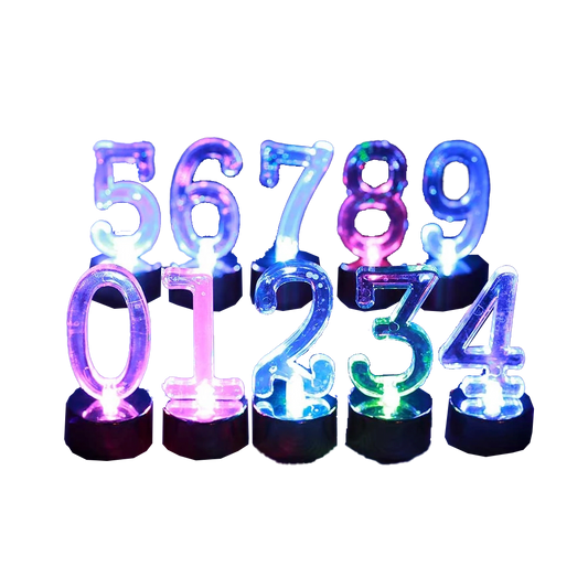 Velas Número LED