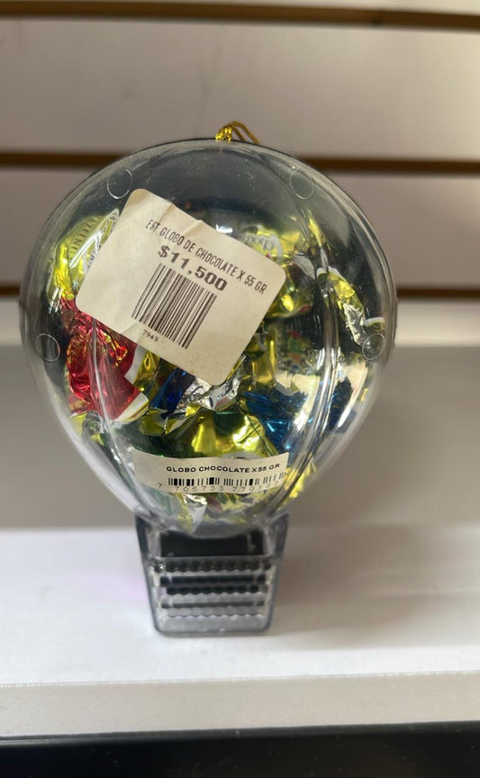 Globo de chocolate x