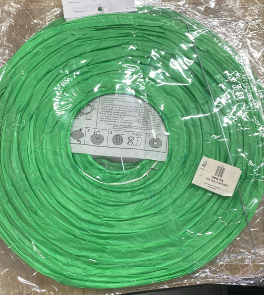 GLOBO CHINO 12" VERDE SELVA