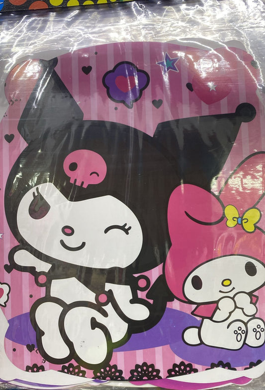 LETRERO FELIZ CUMPLE KUROMI