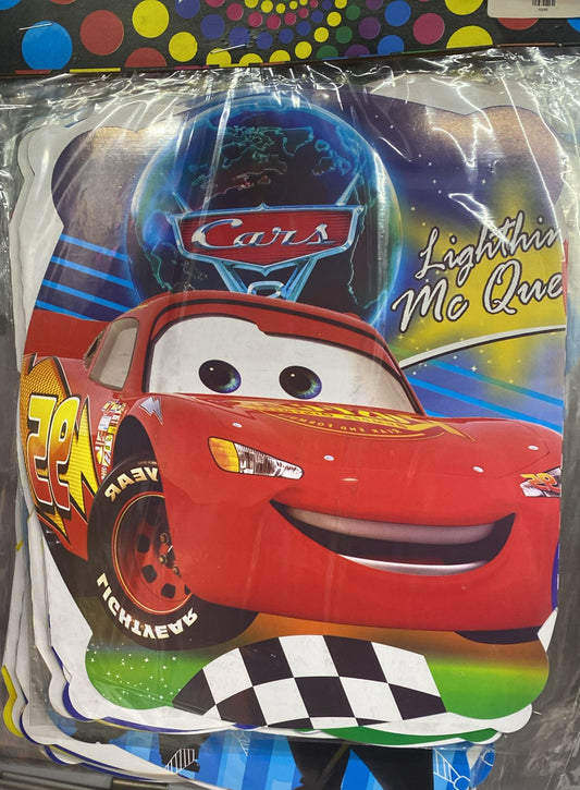 LETRERO PUNTA PERSONAJE CARS