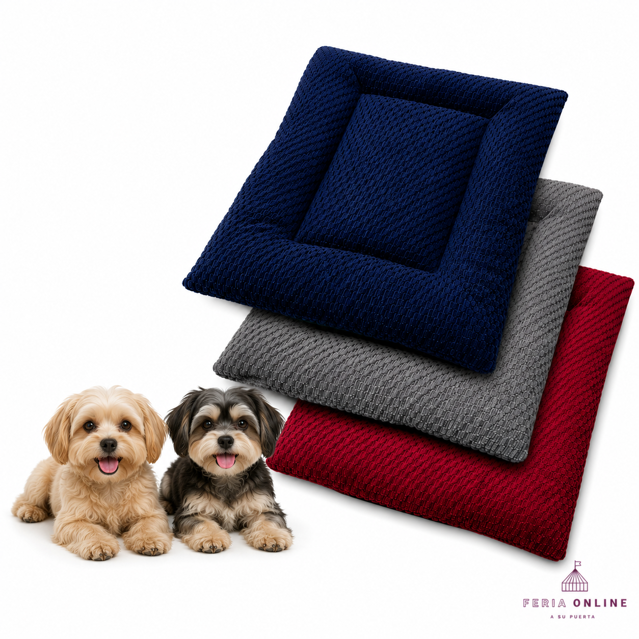 Cama Peluche con Cierre