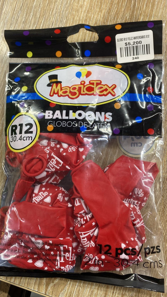 globo r12 feliz aniversario x12