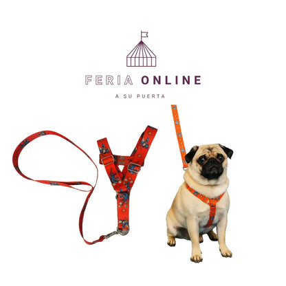 Arnés para Mascotas Estampado Muñecos