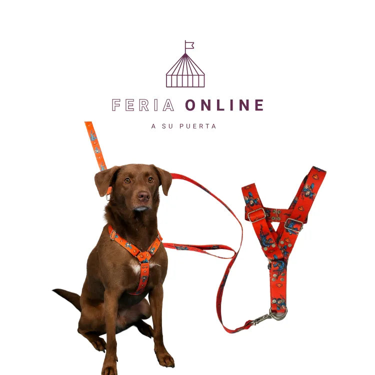 Arnés para Mascotas Estampado Muñecos