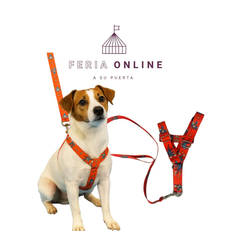 Arnés para Mascotas Estampado Muñecos