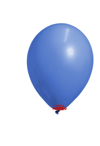 GLOBO PASTEL R12 AZUL OSCURO X12