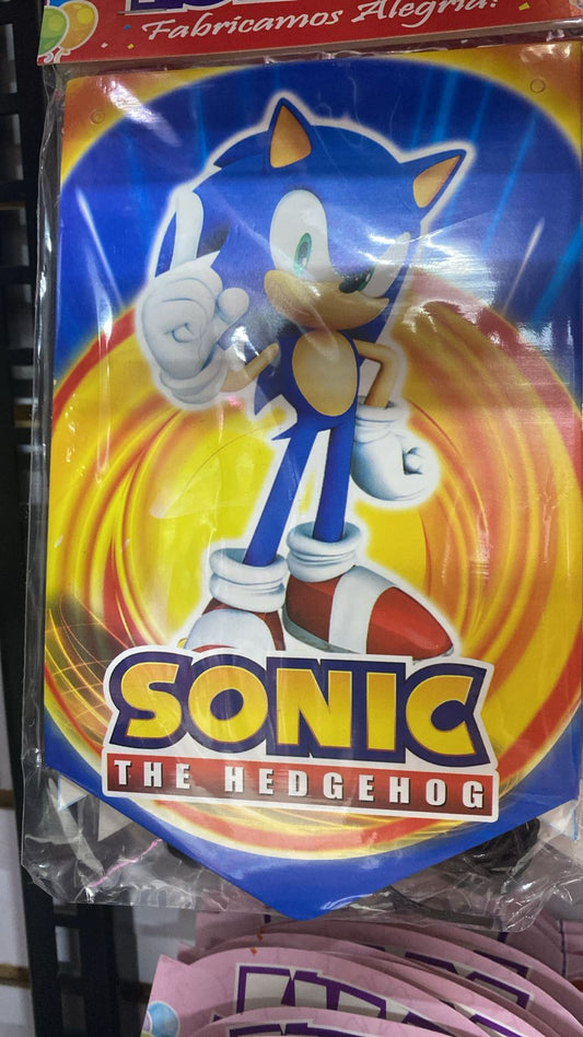 LETRERO PUNTA PERSONAJE SONIC