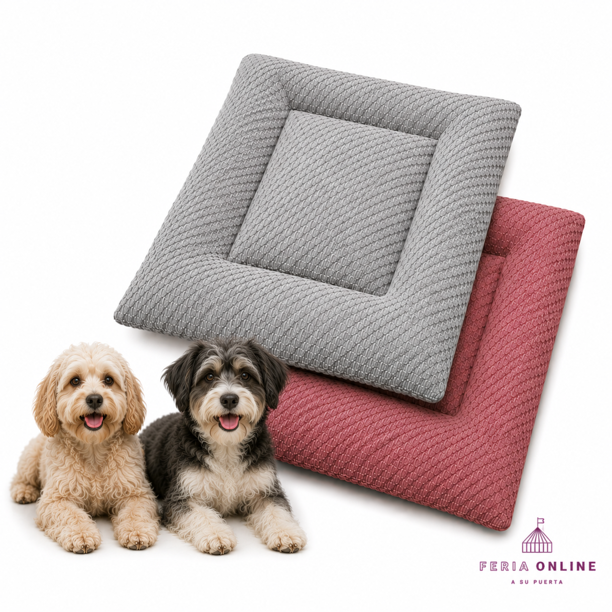 Cama Peluche con Cierre