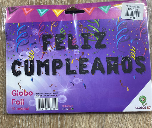 F.C LETRA A LETRA NEGRO