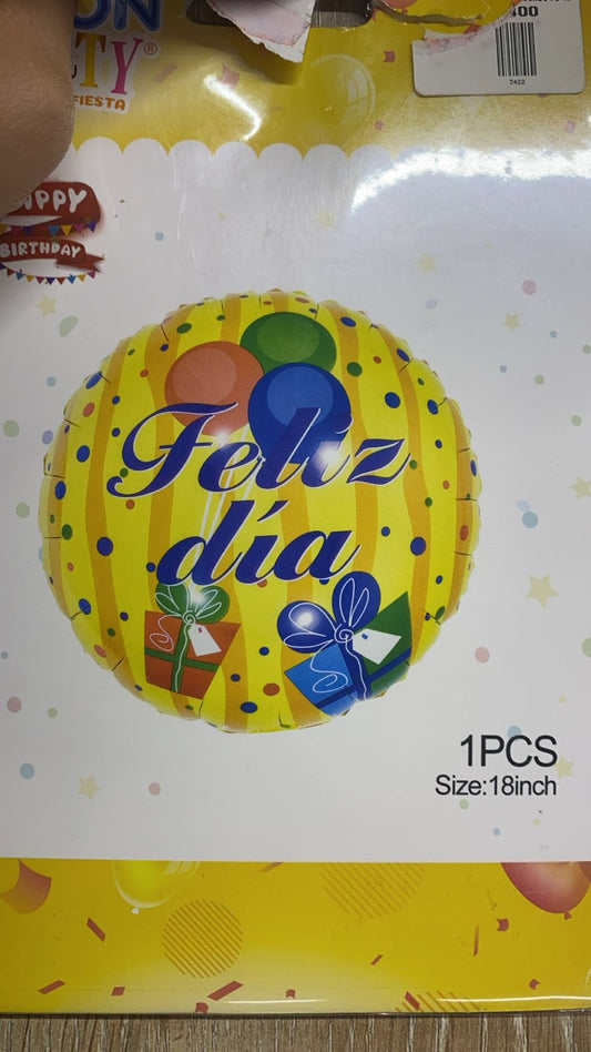 globo metalizado redondo fd 18