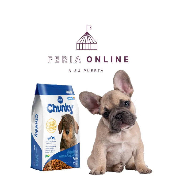 Chunky Perros Adultos de Razas Pequeñas Pollo y Arroz