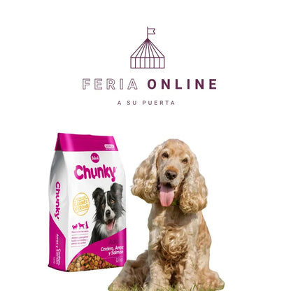 Chunky Perros Adultos Cordero, Arroz y Salmón