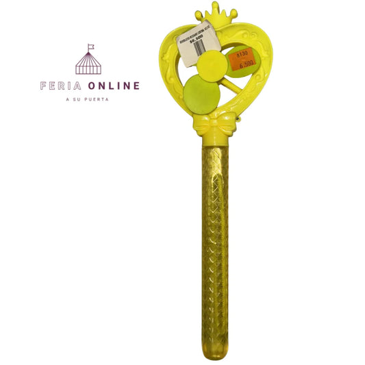 BURBUJERO MEDIANO CORONA HELICE AMARILLO