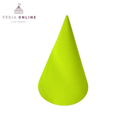 gorro cono neon