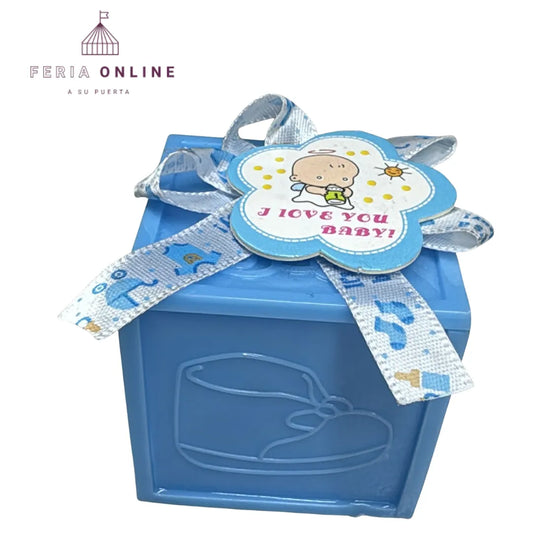RECORDATORIO BABY SHOWER X12 CUBO