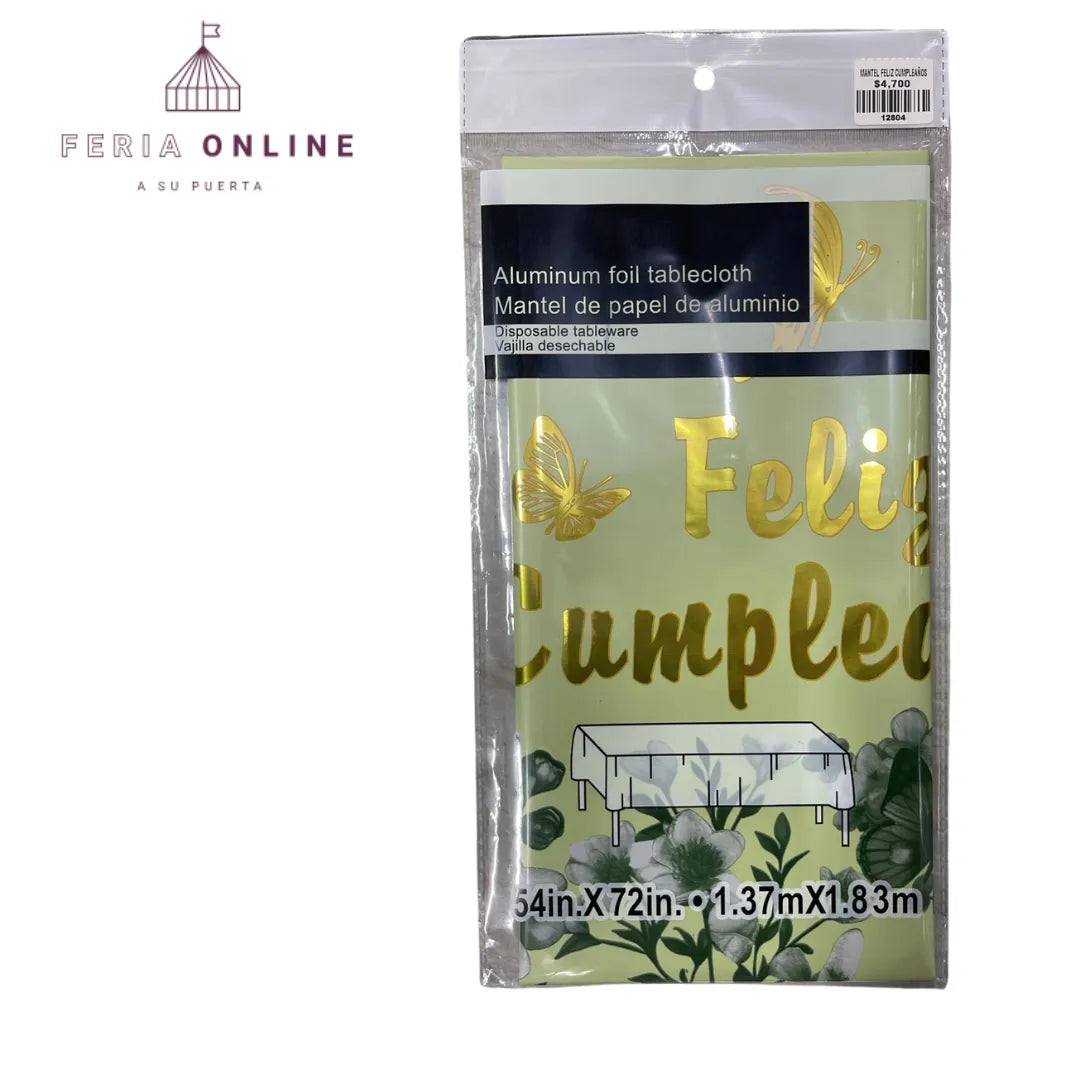 MANTELES FIESTA FELIZ CUMPLE AÑOS