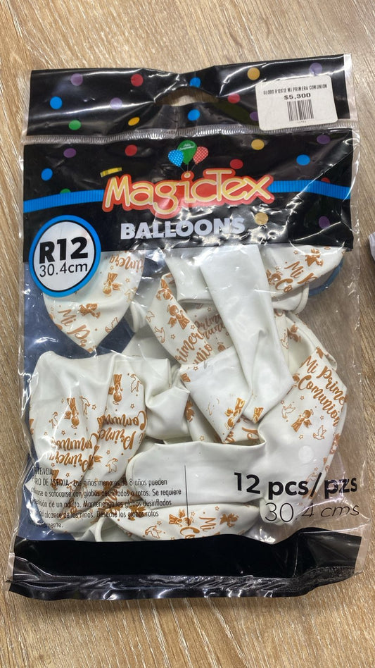 globo r12x12 mi primera comunion