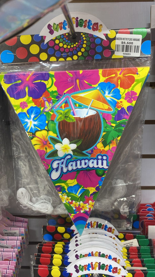 BANDERIN MOTIVO PLENO HAWAIIANO