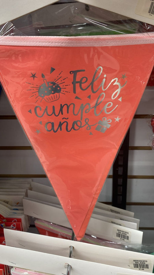 BANDERIN NEON NARANJA