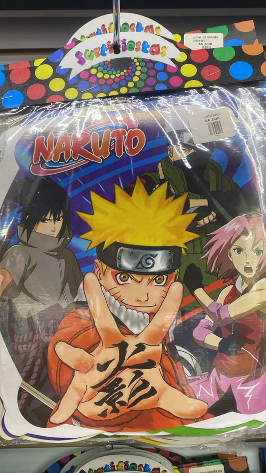 LETRERO NARUTO
