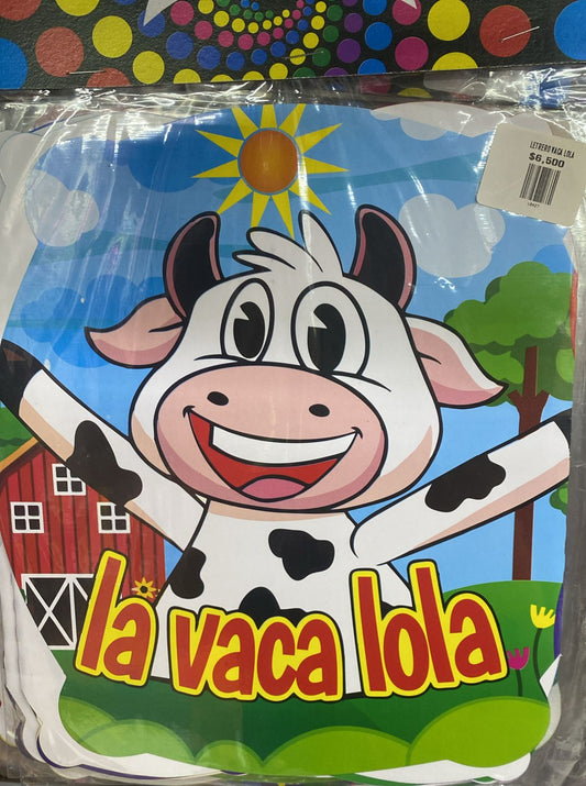 LETRERO VACA LOLA
