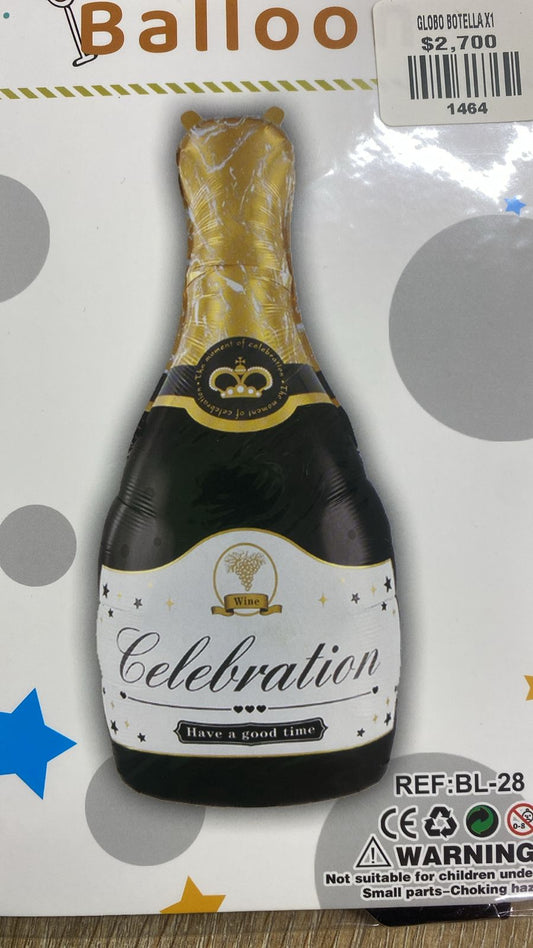 GLOBO BOTELLA X1