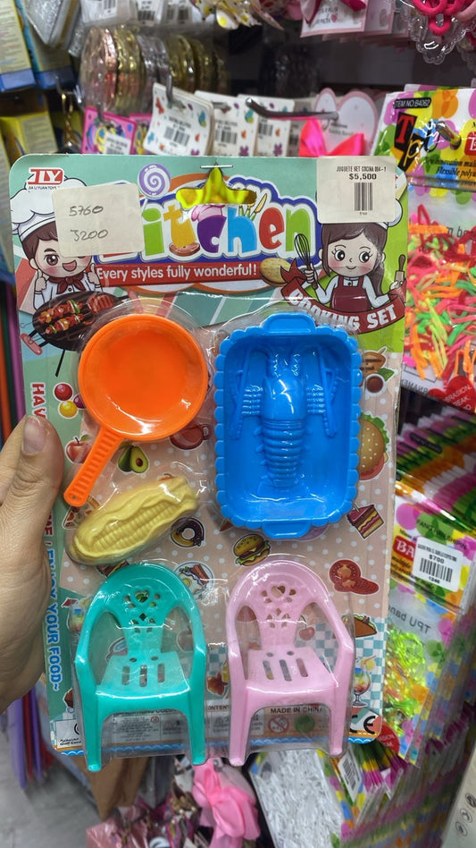 JUGUETE SET COCINA