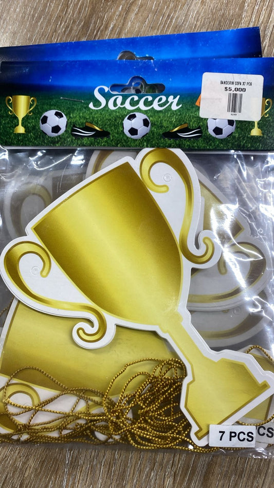 Banderin copa x7 pcs