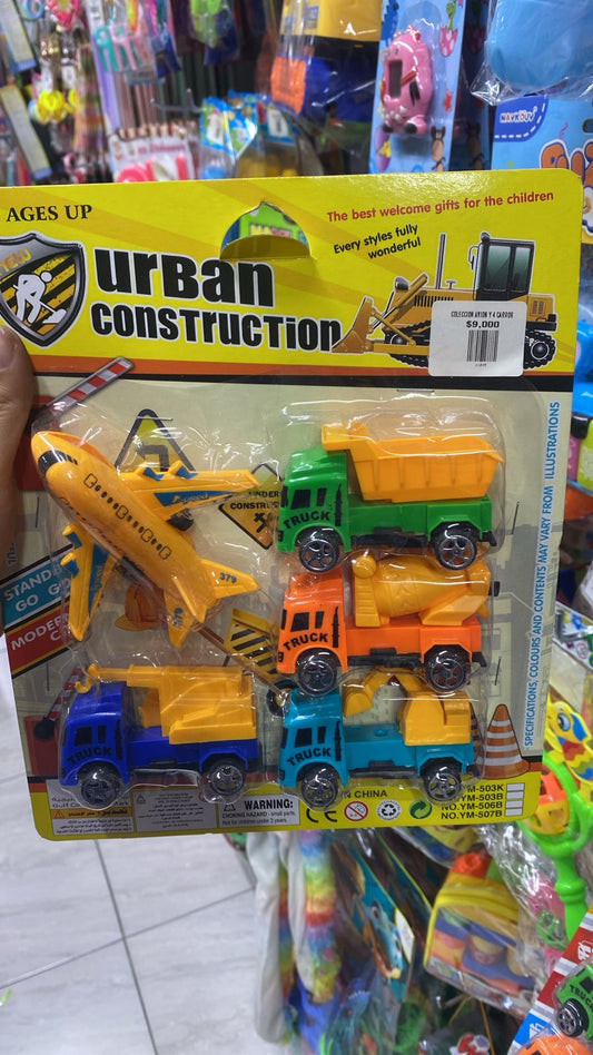 COLECCION AVION Y 4 CARROS