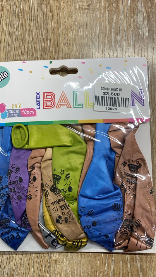 GLOBO REFLEX F.C X10